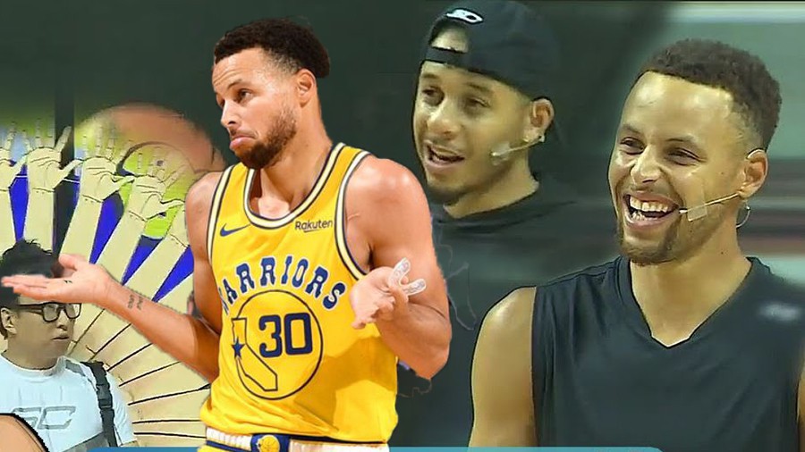 Stephen Curry ném 3 điên cuồng, "quẩy nát" chương trình gameshow Nhật Bản