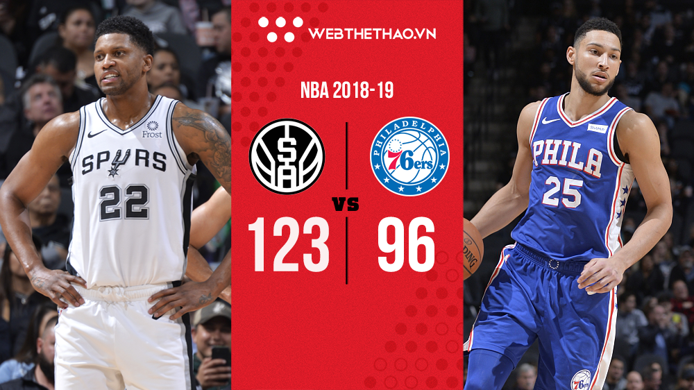 Bộ 3 San Antonio Spurs trình diễn sức mạnh sân nhà nhấn chìm Ben Simmons và những người bạn
