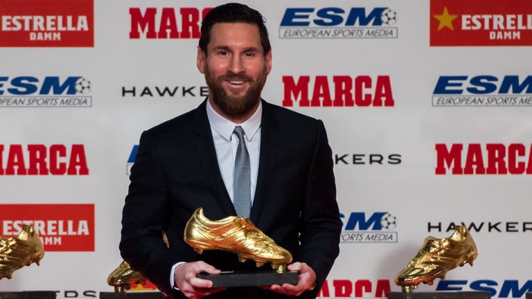 Lionel Messi giành Chiếc giày vàng châu Âu lần thứ 5