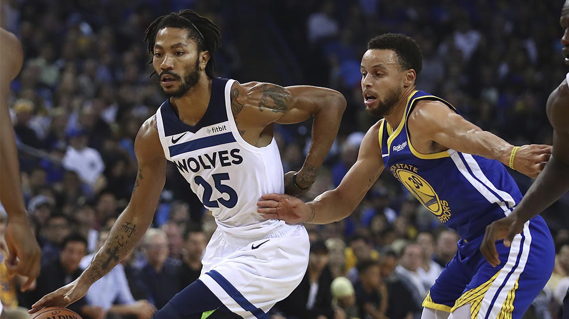 Derrick Rose vượt Stephen Curry để trở thành hậu vệ ném 3 tốt nhất NBA hiện tại