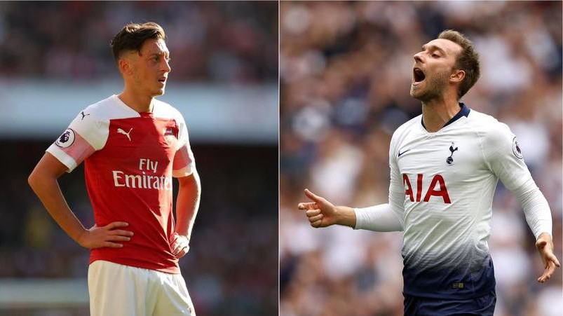 Thống kê chỉ ra Ozil hay Eriksen sẽ bùng nổ ở đại chiến Arsenal - Tottenham?
