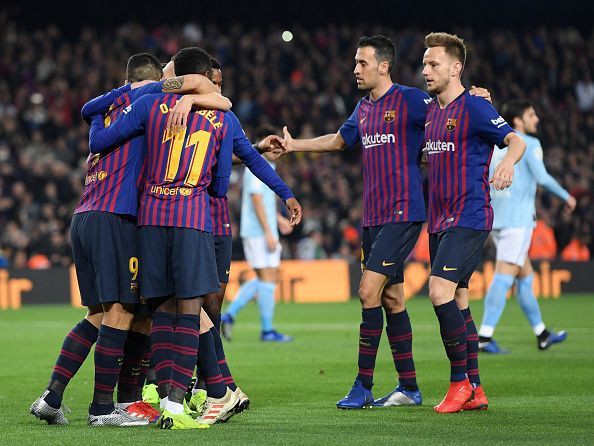 Barcelona khiến CĐV sướng tột độ khi cân bằng kỷ lục ghi bàn ở mùa giải ăn 4 của Guardiola - Ảnh 3. Barcelona khiến CĐV sướng tột độ khi cân bằng kỷ lục ghi bàn ở mùa giải ăn 4 của Guardiola - Ảnh 3.