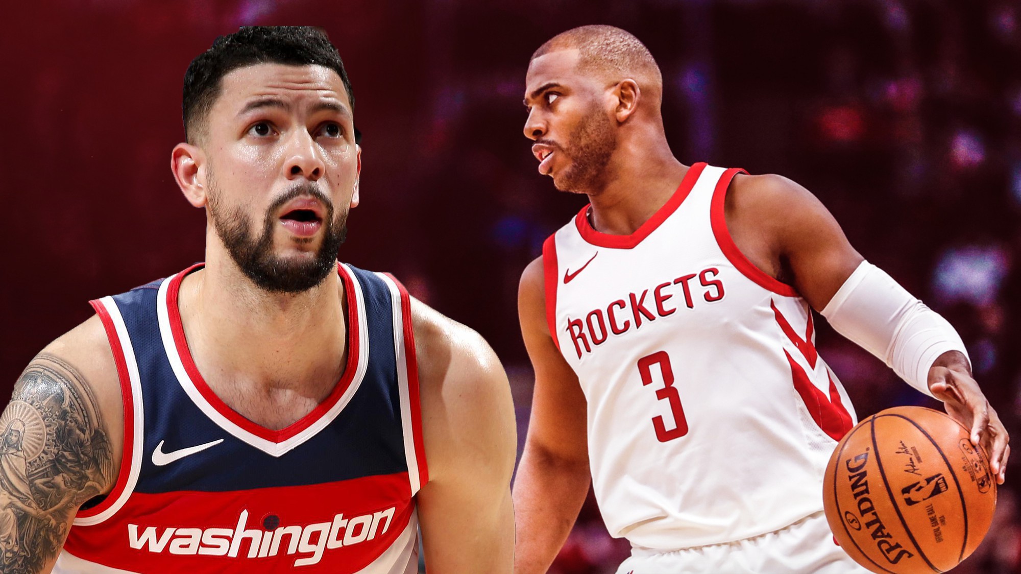 Bị ép đến đường cùng, Houston Rockets phải đưa Austin Rivers về thay cho Chris Paul gặp chấn thương