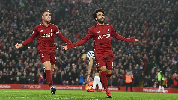 Hành động sau khi ghi bàn của Salah khiến CĐV Liverpool phát cuồng