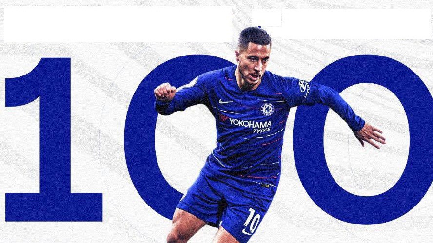 Hazard cán mốc 100 bàn với Chelsea và 2 kỷ lục cần phá vỡ ở mùa này
