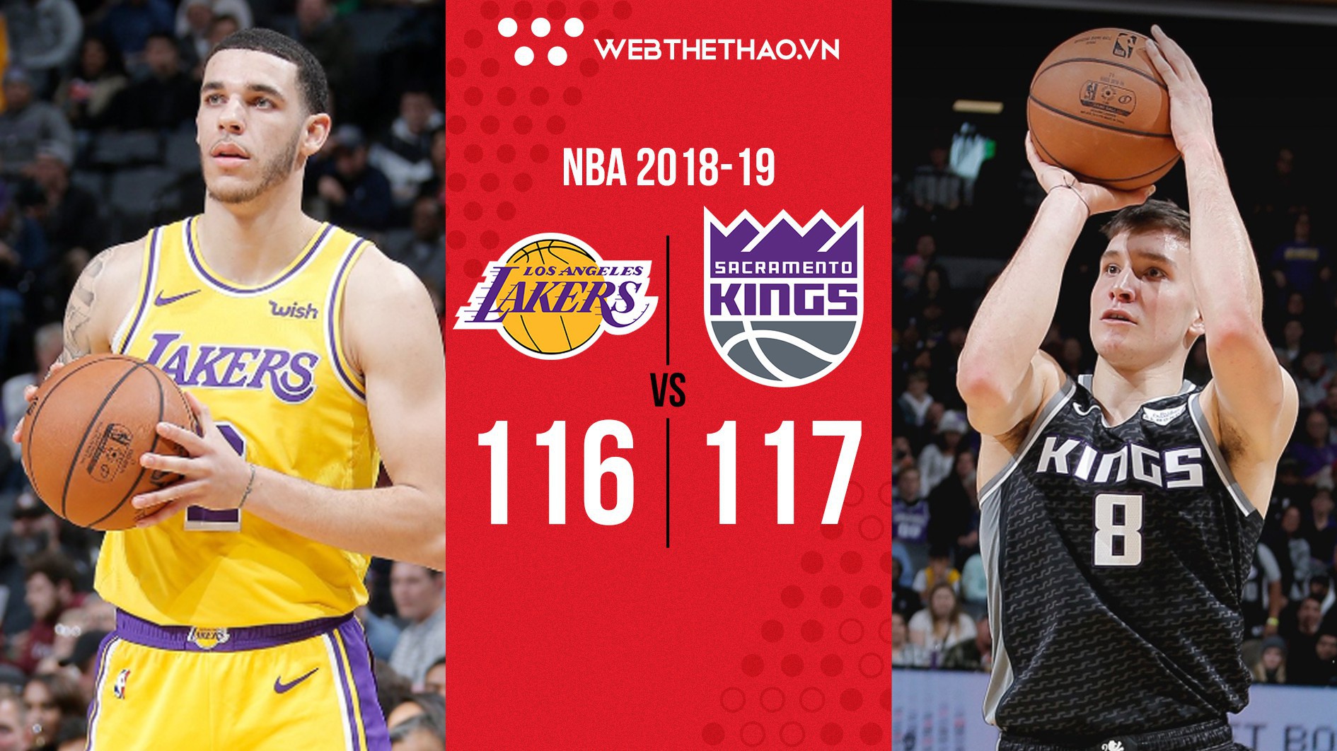 Dù dàn trẻ chơi tuyệt hay, nhưng Lakers vẫn phải nhận cái kết cực đắng vì cú buzzer-beater của Bogdan Bogdanovic