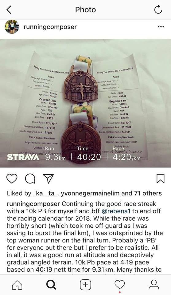 Chiangmai Marathon: Runner Kenya Singapore bị ĐKVĐ SEA Games cảnh báo bớt... ảo tưởng khoe PB vì đường chạy không đạt chuẩn - Ảnh 6. Chiangmai Marathon: Runner Kenya Singapore bị ĐKVĐ SEA Games cảnh báo bớt... ảo tưởng khoe PB vì đường chạy không đạt chuẩn - Ảnh 6.