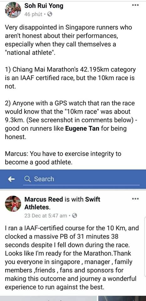 Chiangmai Marathon: Runner Kenya Singapore bị ĐKVĐ SEA Games cảnh báo bớt... ảo tưởng khoe PB vì đường chạy không đạt chuẩn - Ảnh 4. Chiangmai Marathon: Runner Kenya Singapore bị ĐKVĐ SEA Games cảnh báo bớt... ảo tưởng khoe PB vì đường chạy không đạt chuẩn - Ảnh 4.