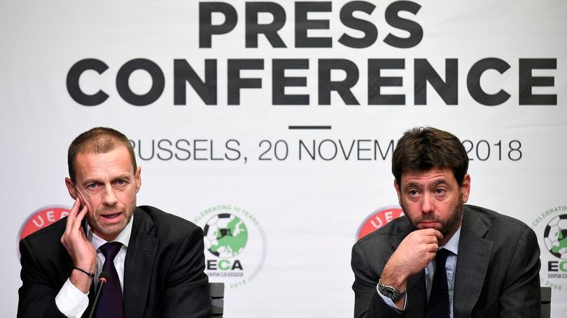 UEFA công bố giải đấu mới cho 32 đội bóng Châu Âu từ năm 2021