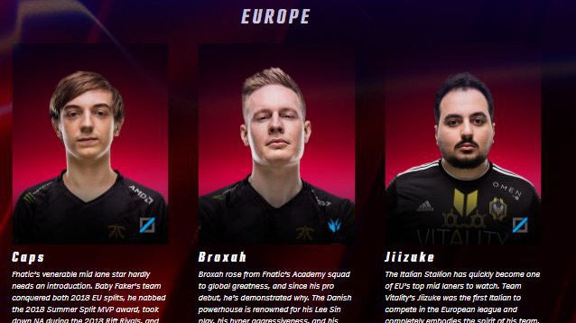 Đội hình khu vực LCS tại All-Star 2018