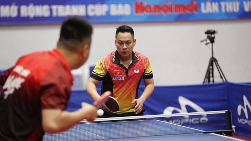 Tiến Đạt tiếp tục giữ cúp Giải Bóng bàn các CLB Hà Nội mở rộng tranh Cúp Báo Hànộimới 2018
