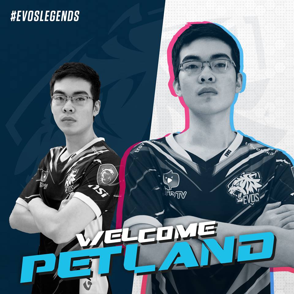 CHÍNH THỨC: Petland rời GAM, gia nhập EVOS Esports - Ảnh 1. CHÍNH THỨC: Petland rời GAM, gia nhập EVOS Esports - Ảnh 1.