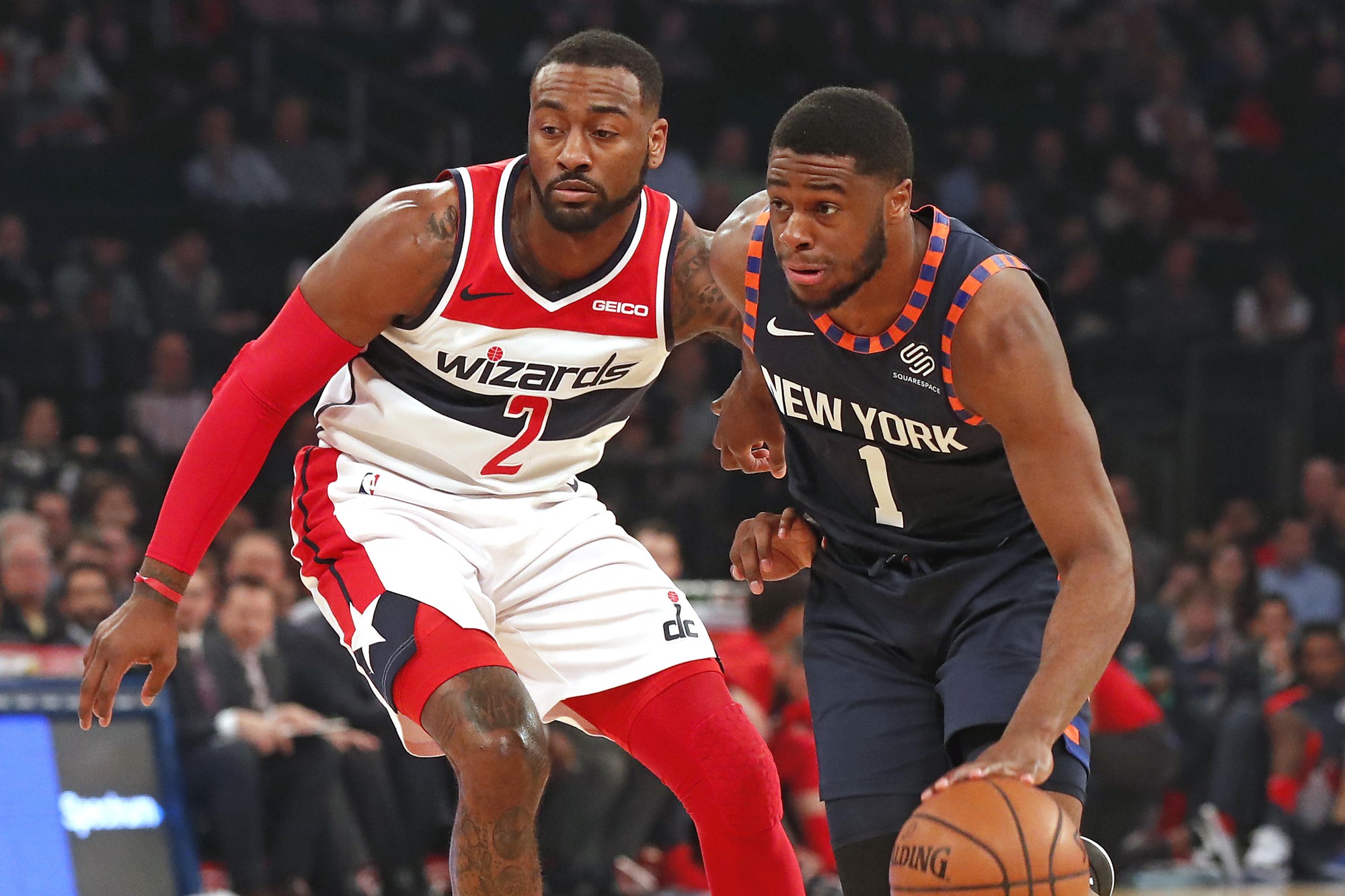Rộ tin đồn New York Knicks đang dồn hết công lực để giải cứu John Wall khỏi Washington Wizards - Ảnh 1.