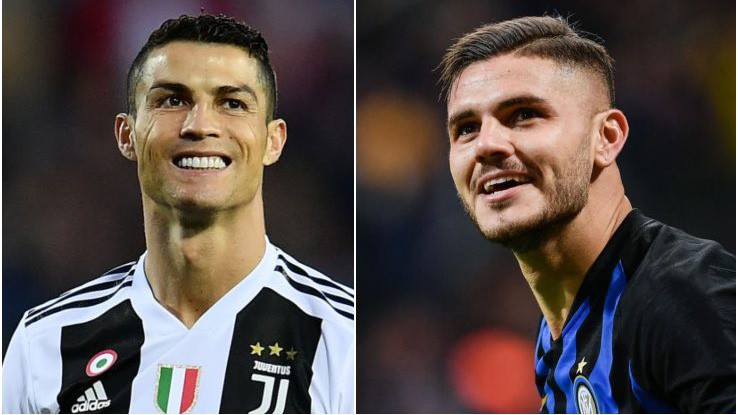 Cristiano Ronaldo sẽ chứng tỏ bậc thầy ghi bàn khi lần đầu gặp Icardi ở derby Italia?