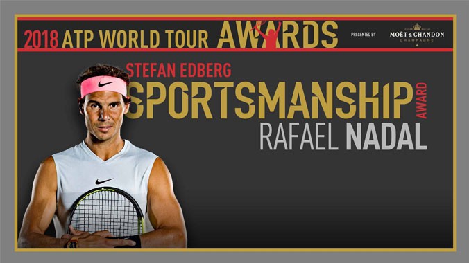 Nadal phá thế độc tôn của Federer để đoạt giải Tinh thần thể thao