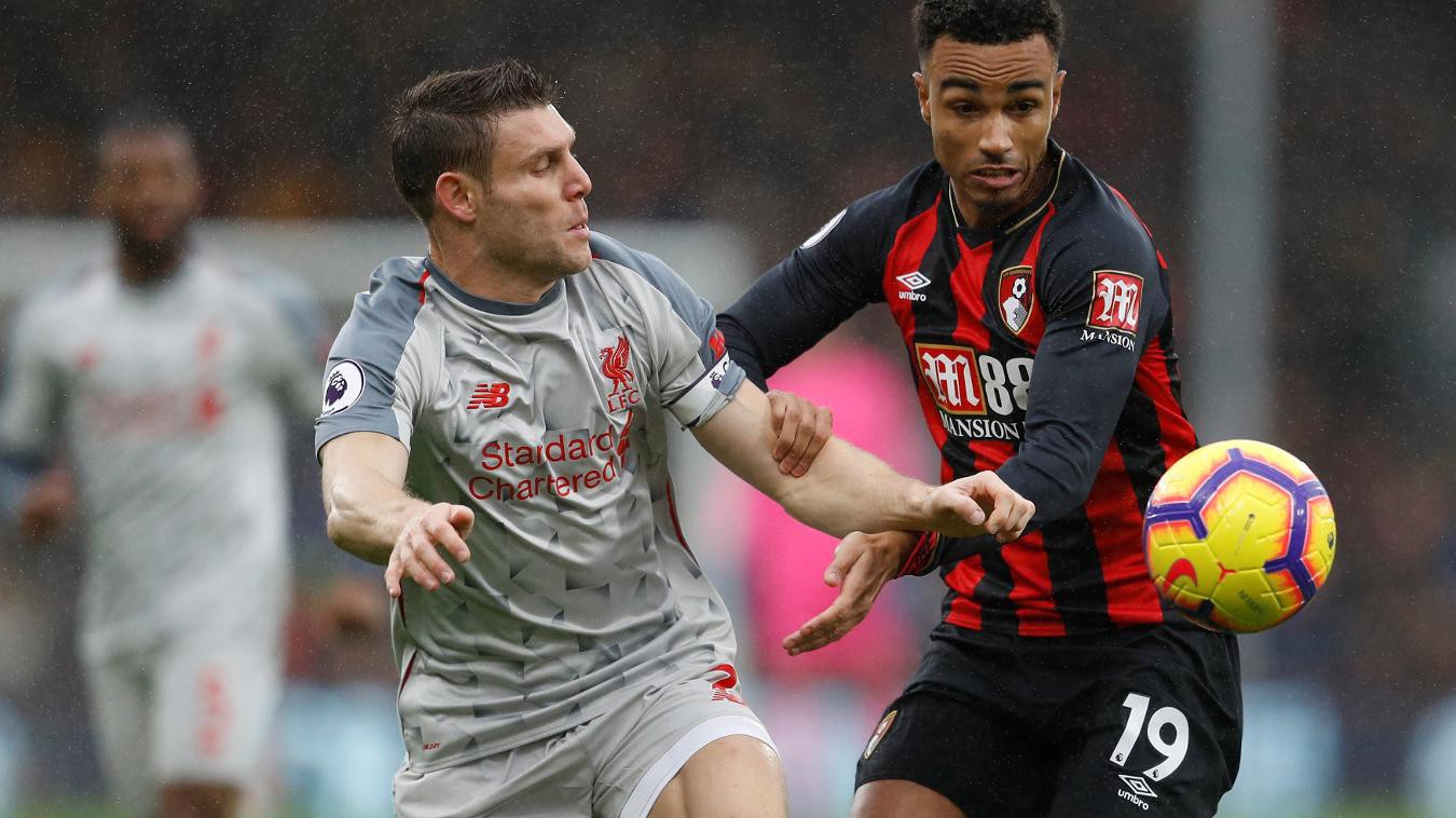 HLV Klopp giải thích lý do xếp Milner đá hậu vệ phải ở trận gặp Bournemouth