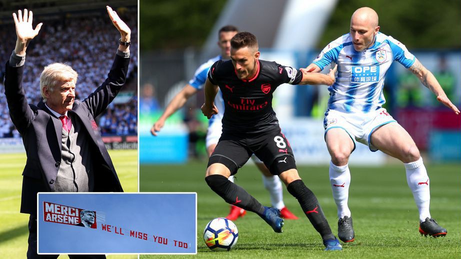 Video: Thắng nhẹ Huddersfield, Arsenal chia tay đẹp HLV Wenger
