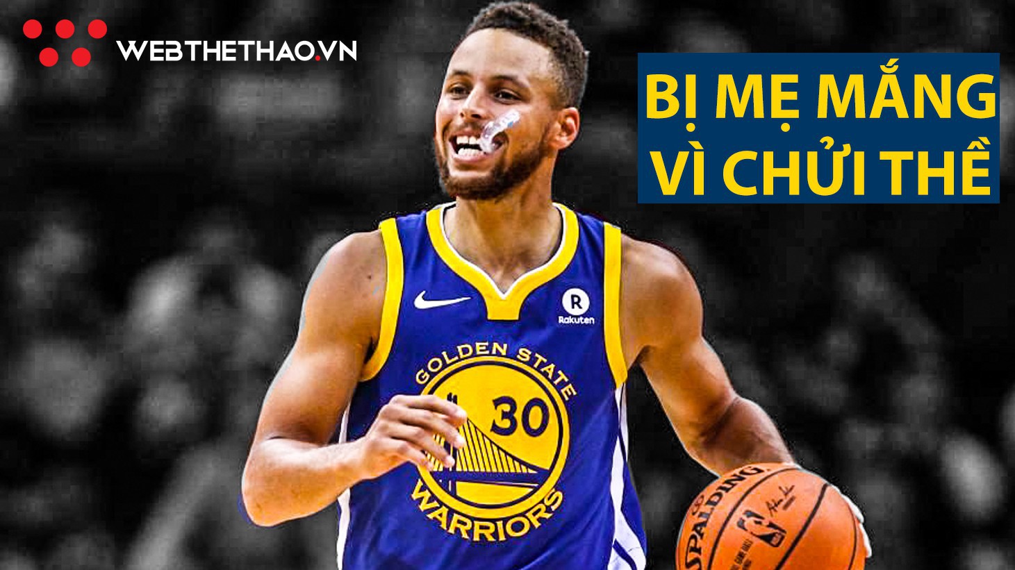 Stephen Curry bị mẹ mắng "nát nước" vì dám chửi thề trên TV
