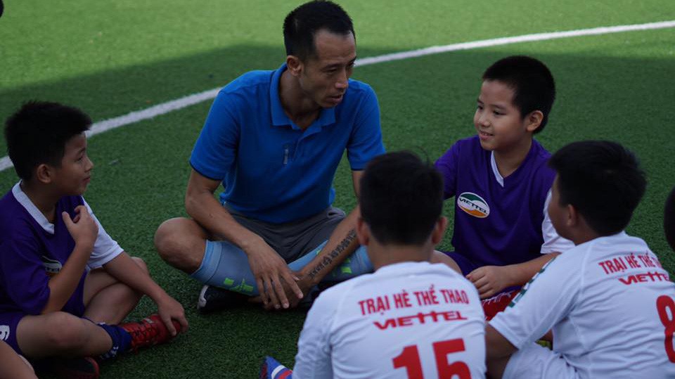 Thành "kếu" dẫn dắt đội U11 tham dự giải trẻ toàn quốc
