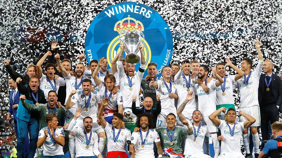 Real Madrid bội thu tiền thưởng nhờ lập hat-trick vô địch Champions League