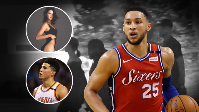 Ben Simmons lại gây bão khi rủ rê Devin Booker "hẹn hò đôi" với tình mới siêu mẫu