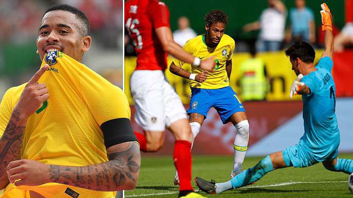 GHQT: Tam tấu tỏa sáng, Brazil "xé" Áo chạy đà hoàn hảo cho World Cup
