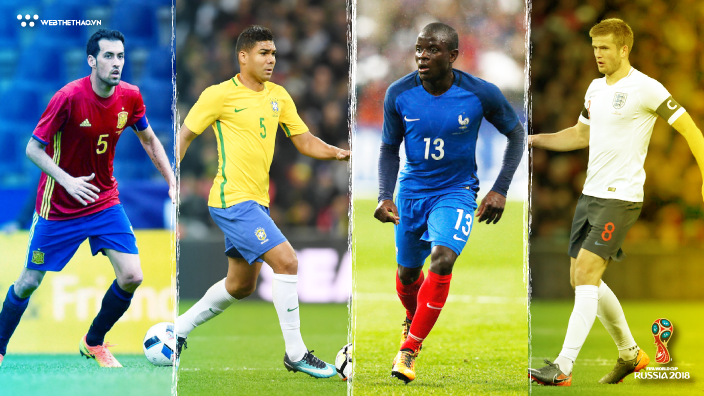Mẫu "tiền vệ gánh nước” sẽ lên ngôi ở World Cup 2018?