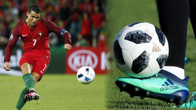 Trái bóng World Cup 2018 được thiết kế để ngăn... cú sút phạt "dị" của Ronaldo?