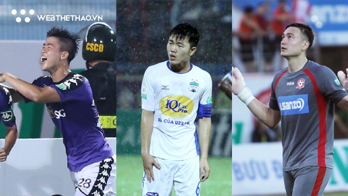 Đội hình tiêu biểu lượt đi V.League 2018: Văn Lâm, Xuân Trường, Duy Mạnh góp mặt