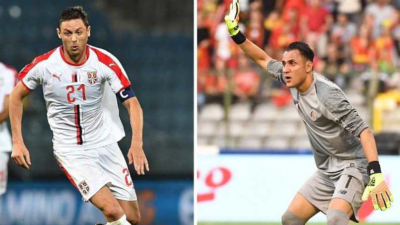 Link xem trực tiếp trận Costa Rica - Serbia ở World Cup 2018