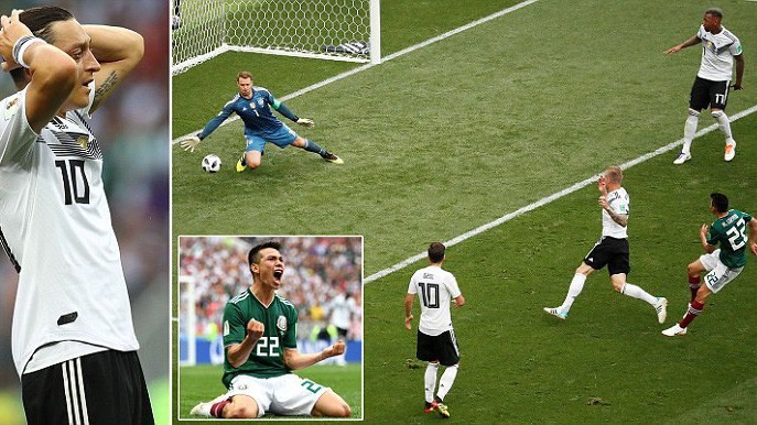 Đức gục ngã trước Mexico và những cú sốc khó tin của các nhà ĐKVĐ trong lịch sử ra quân ở World Cup