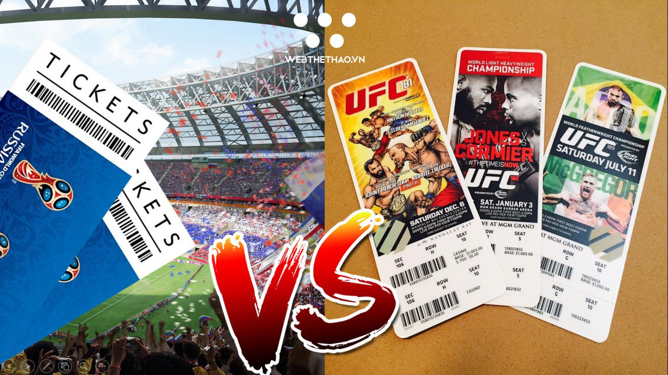 Vé World Cup 2018 có đắt nhất lịch sử cũng chẳng hơn được UFC?