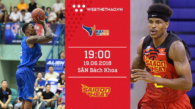 Trực tiếp bóng rổ VBA: Hanoi Buffaloes vs Saigon Heat