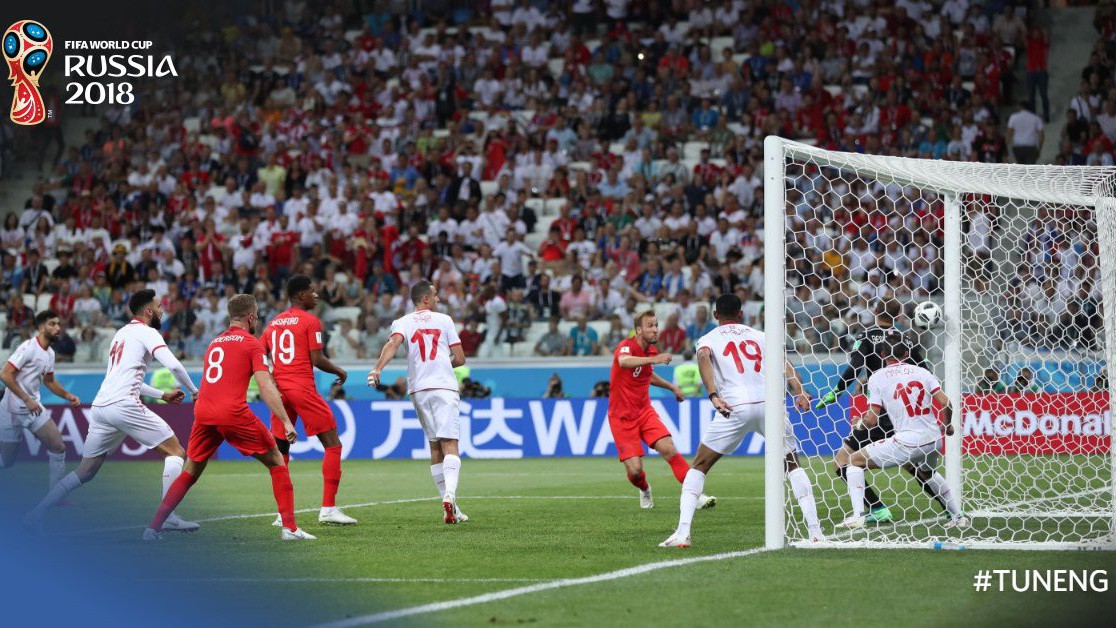 Video kết quả WC 2018: ĐT Anh - ĐT Tunisia