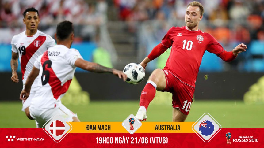 Christian Eriksen sẽ giúp Đan Mạch bắt sống "chuột túi" Australia?