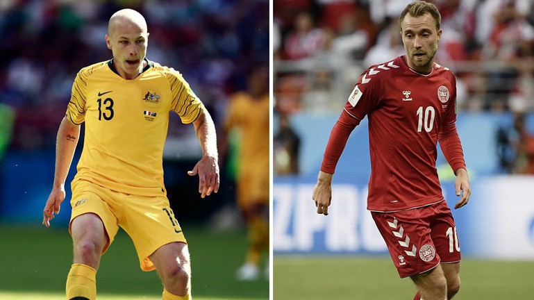 Link xem trực tiếp trận Đan Mạch - Australia tại World Cup 2018