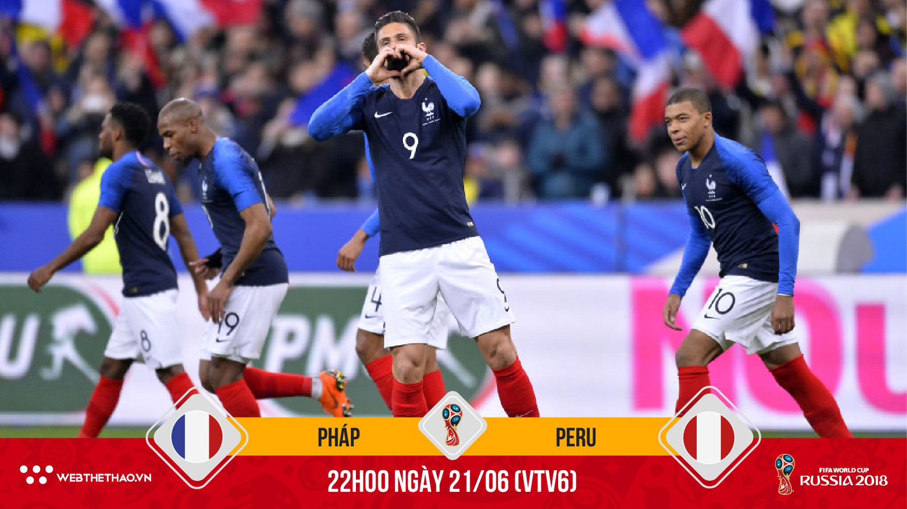 Vì sao "đầu vàng" Giroud sẽ giúp kích nổ hàng công tuyển Pháp trước Peru?