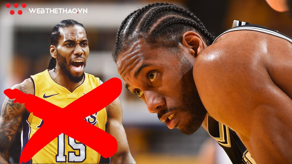 San Antonio Spurs "cấm cửa" Kawhi Leonard đến Los Angeles Lakers