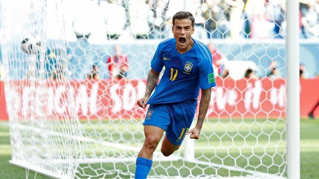 Hiệu suất ghi bàn khó tin của Coutinho giúp Brazil thắng nghẹt thở