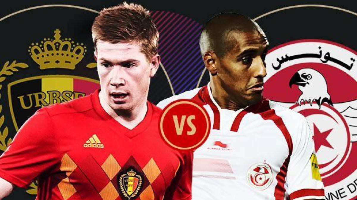 Link xem trực tiếp trận Bỉ - Tunisia ở World Cup 2018