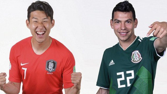 Link xem trực tiếp trận Hàn Quốc - Mexico ở World Cup 2018