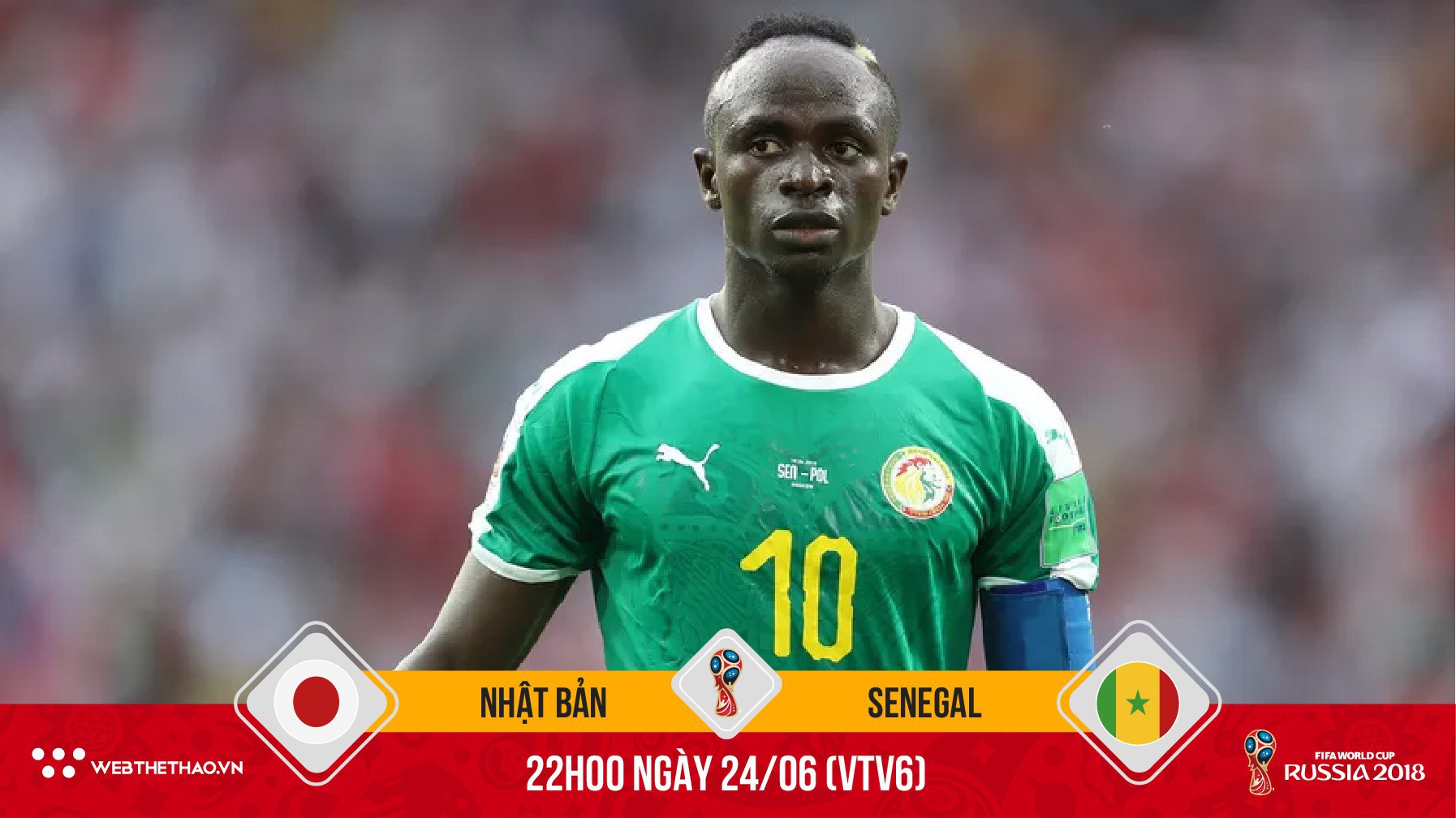 "Móng vuốt sư tử" Mane sẽ giúp Senegal khuất phục "chiến binh samurai" Nhật Bản?