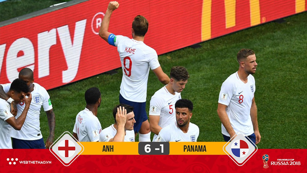 Harry Kane lập hat-trick, ĐT Anh hủy diệt ĐT Panama với chiến thắng lịch sử