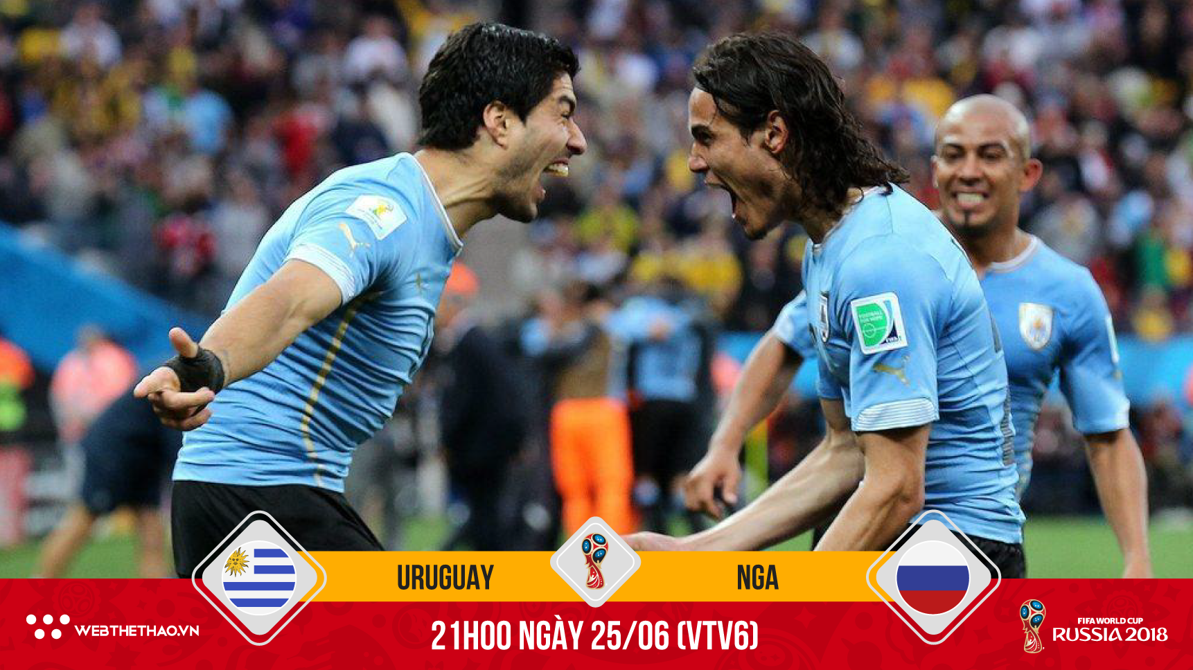 Song tấu Cavani - Suarez sẽ giúp Uruguay gieo rắc nỗi sợ hãi cho chủ nhà Nga?