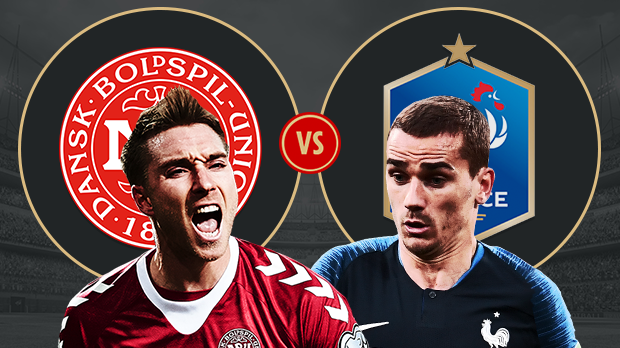Link xem trực tiếp trận Đan Mạch - Pháp ở World Cup 2018