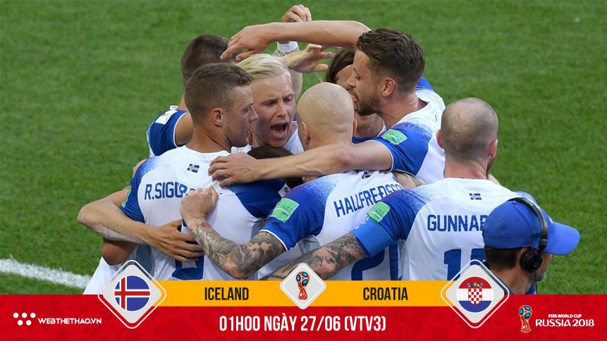 Croatia sẽ "nhường", nhưng Iceland có làm nên lịch sử ở World Cup?