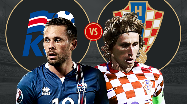 Link xem trực tiếp trận Iceland - Croatia ở World Cup 2018