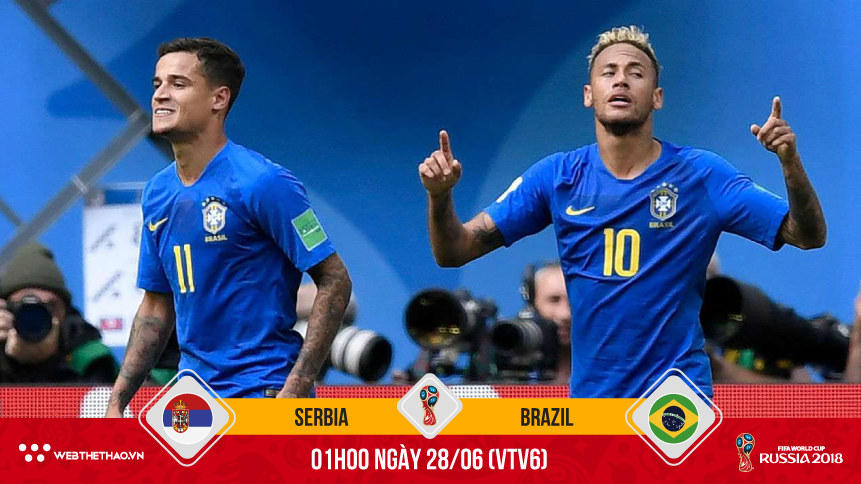 "Vua chạy" Coutinho sẽ châm ngòi để Neymar nhấn chìm Serbia?