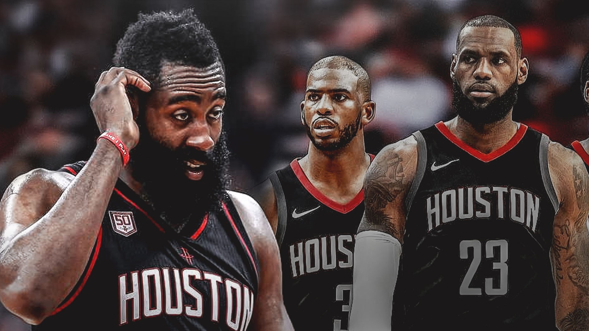 Mặc kệ James Harden cần hay không, Houston Rockets vẫn quyết tâm theo đuổi LeBron James