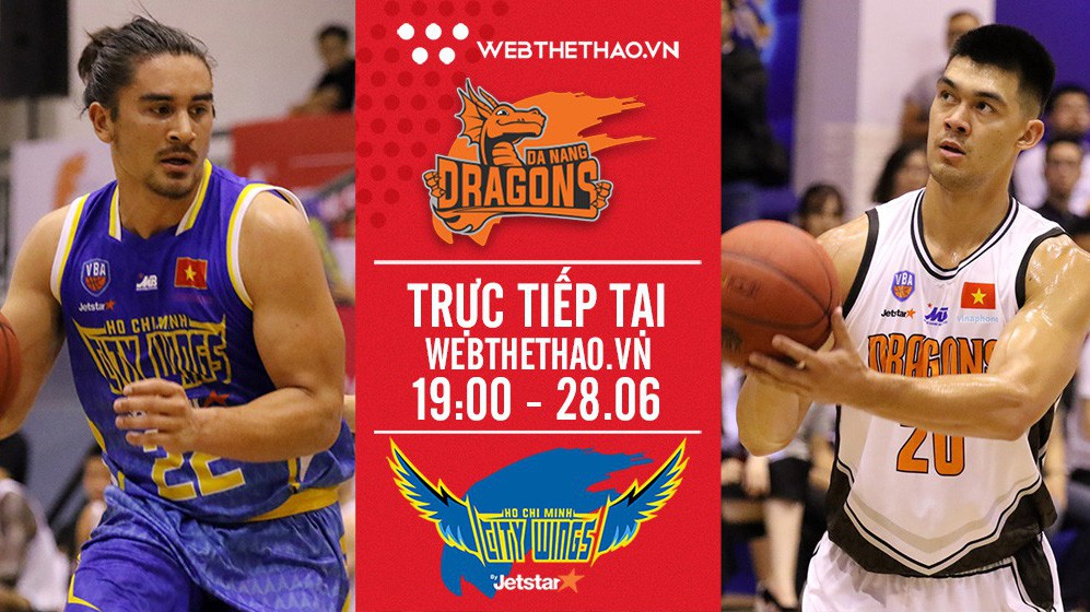 Trực tiếp bóng rổ VBA: Danang Dragons vs Hochiminh City Wings